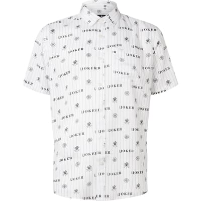 Limited Edition The Joker Ditsy Stripe Printed Shirt - Zavvi Exclusive - S