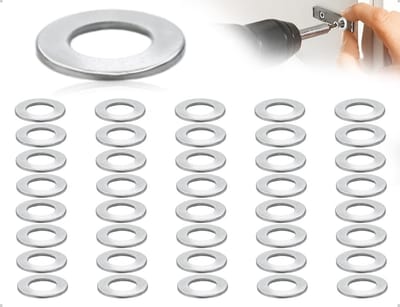 Cosensi - Fixing Rings - Stainless Steel - 40 Stuks - Voor Deur Hinges - Hoogwaardige Installatie - M10 - Geschikt Voor Binnengebruik