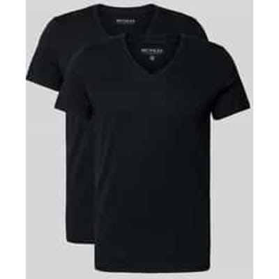 T-shirt van katoen in een set van 2