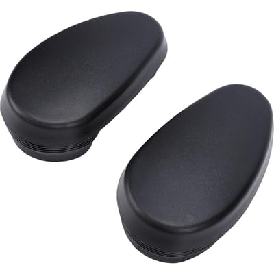 Bouchons d'extrémité de barre de marchepied 68044463AB Remplacement de couvercle d'extrémité de marchepied pour Ram 1500 2500 3500 4500 5500 black