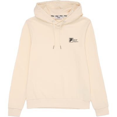 FILA Zular Graphic Logo Hoodie Antique White Size: XL | Hoodies Outlet | Dames | Wit