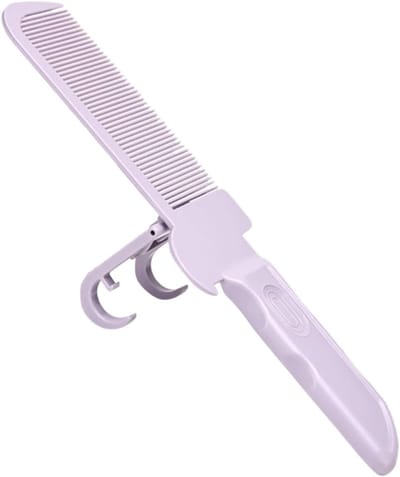 Kapperskam Heren - Styling Kam - Haar Vormgeven - Stevig Lichtgewicht - 22 cm Lengte - Lavendel