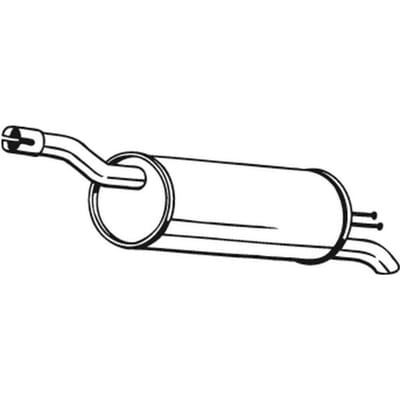 Geluiddemper achter BOSAL 148-343