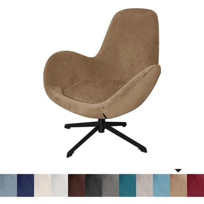 Fluwelen Stoelhoes Stretch Lounge Stoelen Slipcovers Effen Kleur Leunstoelhoezen voor el Huis Feest Meubelbeschermer brown
