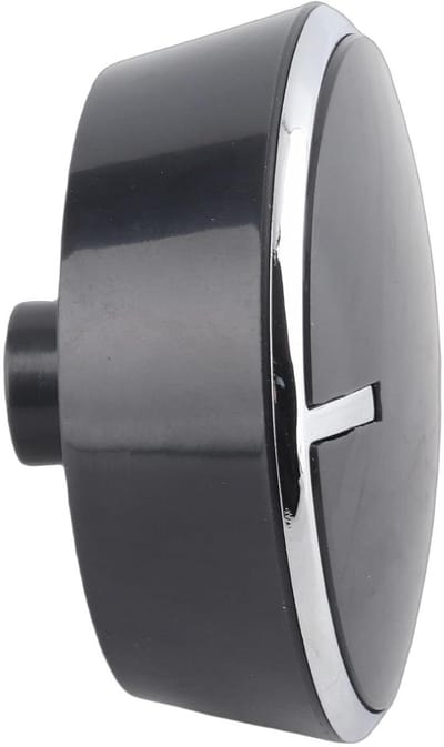 Bedieningsknop Wasdroger - Wascentrum Knop - Apparaat Reparatie - Universele Compatibiliteit - 21 g - Zwart
