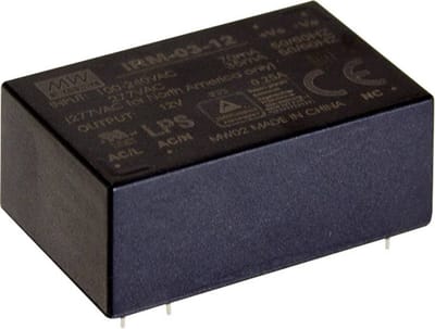 Mean Well IRM-03-9S AC/DC printnetvoeding 9 V/DC 333 mA 3 W