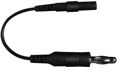 Dungeon Lab - 2 mm vrouwelijke banaanstekker naar 4 mm pin