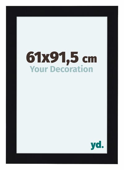 Your Decoration - Fotolijst 61x91,5 cm - MDF - Zwart Hoogglans - Como