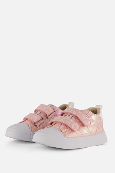Shoesme Metallic Roze Sneaker - Sneakers Kinderen - Meisjes - PINK METALLIC - Microfiber leer - Maat 23