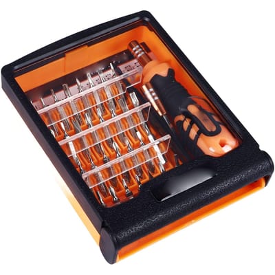 Schroevendraaier Bit Set Multifunctionele Precisie Schroevendraaier Kit Elektronica Reparatie Gereedschap orange