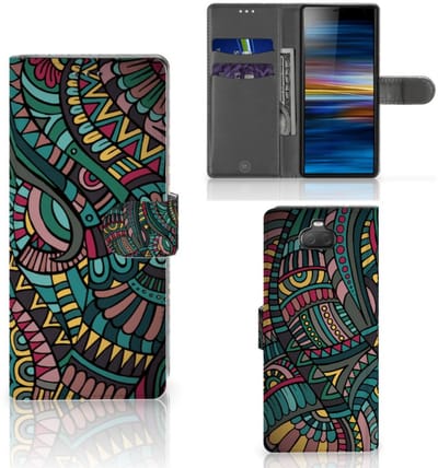 Sony Xperia 10 Telefoon Hoesje Aztec