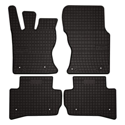 Wielganizator SolidPRO Serie - Rubber Auto Matten - Jaguar F-Pace SUV - Zwart - Op Maat