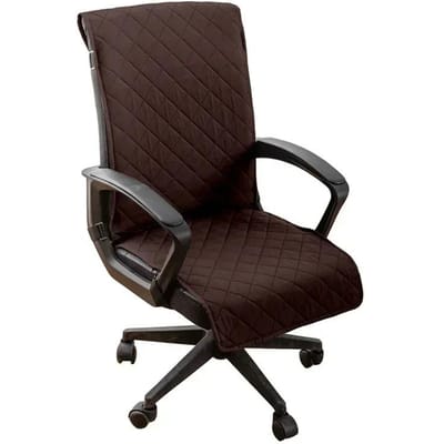 1pc Housse de Chaise Hydrofuge Élastique Couleur Unie Housse de Siège Anti-salissure Amovible Housse de Chaise d'Ordinateur Salle de Jeu Bureau M