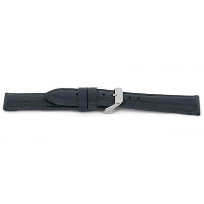 Horlogeband H081 Grain Gevuld Grijs/Blauw XL 22x20mm