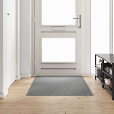 vidaXL - Tapijt - Loper - Lichtgrijs - 100 - x - 200 - cm - 100% - Polypropyleen