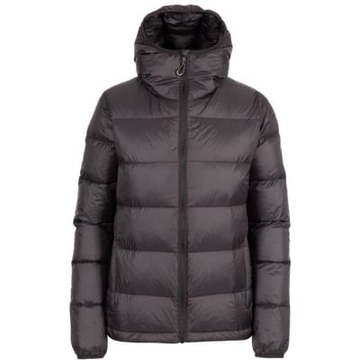 Trespass Dames/Dames Humdrum Packaway Down Jacket (Zwart)