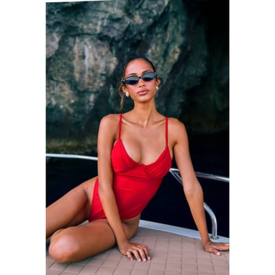 boohoo Dames Balconette Badpak Met Beugel | Red | Maat: 6