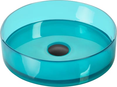 TOLOSA - Wastafel - Turquoise - Solide ondergrond