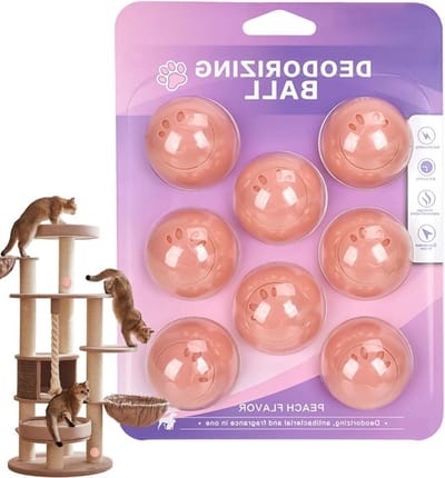 Geurneutralisator ballen - Frisse lucht - Huis opfrissen - Langdurige verspreiding - 8 stuks - Wit