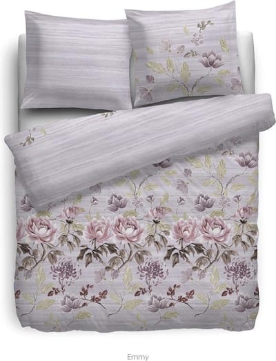 HnL Living Emmy - Dekbedovertrek - Litsjumeaux - 260 x 200/220 cm - Lilac
