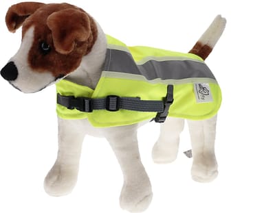 Duvoplus - Hond - Flectalon Veiligheidsjasje Xxs - 35cm Geel - 162323