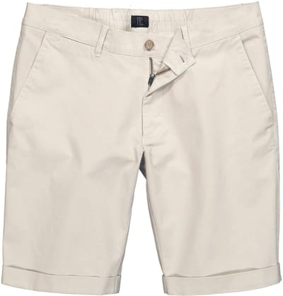 JP 1880 - Heren - Chino-bermuda Buik-Fit Regular Fit - Cement - Maat 56