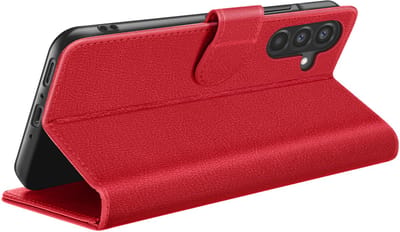 Zanae, Hoesje geschikt voor Galaxy A56 / A36 - Wallet Case & Magneetsluiting, Rood