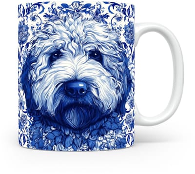 Mok Komondor Beker voor koffie of tas voor thee, cadeau voor dierenliefhebbers, moeder, vader, collega, vriend, vriendin, kantoor, opa, oma, hond, kerst, sinterklaas, verjaardag