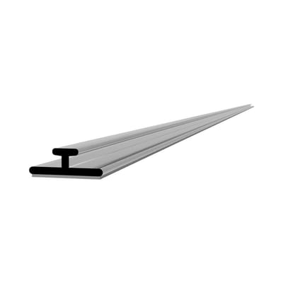 100cm - Zelfklevende T-Rails voor de bevestiging van Schapverdelers - 1,3 cm - Transparant