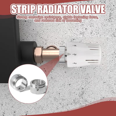 SnelShoppen - 4 x Radiatorthermostaat-adapter M30 x 1,5 - Universeel, Compatibel, Eenvoudige Installatie, Duurzaam, Verwarming, Huis, Kantoor