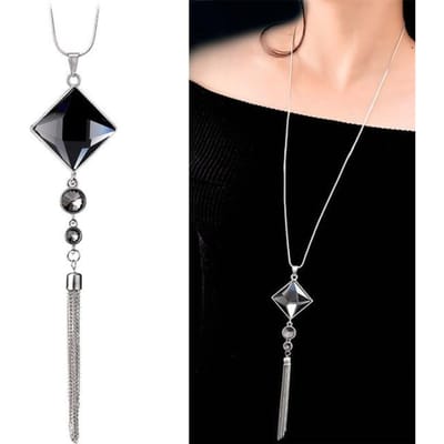 Lange kettingen en hangers voor vrouwen Maxi Collier Femme Geometrische ketting Mode ketting Statement kraag Accessoires Sieraden beige