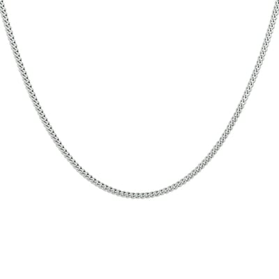 Juwelier Emo - Gourmet Ketting Zilver 925 - Gerhodineerd 1.8 mm breed - 50 cm