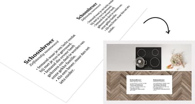 Keukenloper - Loper keuken - Familie - Broer - Relatie - 120x50 cm - Keukenloper vinyl