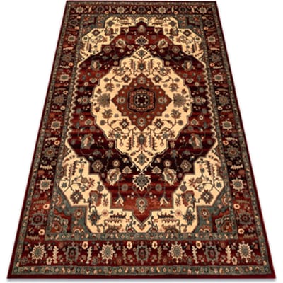 Kleden Rugsx Wollen tapijt KASHQAI 4377 300 ornament bordeaux 200x300 cm