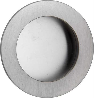 Schuifdeurkom rond 30mm mat nikkel gelakt
