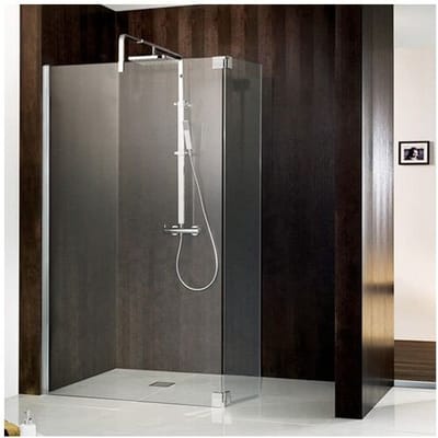 HSK Walk In Atelier front element with movable side panel, 160 x 35 cm 1727160-41-50-L