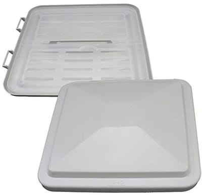 Dakkap voor Caravan of Camper 40 x 40 cm - Vervangend Onderdeel met Ventilatie