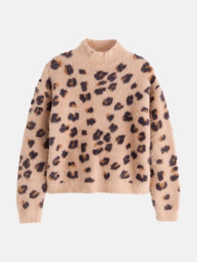 Next - Meisjes - Fluffy trui - Dierenprint