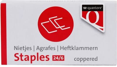 Nieten Quantore 24/6 verkoperd 1000stuks | 5 stuks