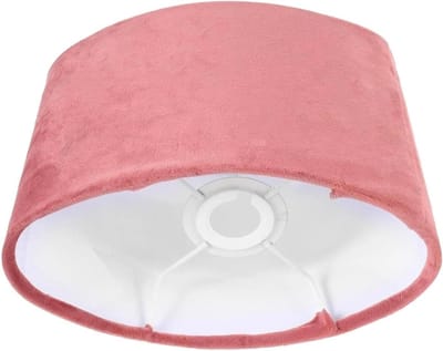 Stoffen lampenkap - Decoratieve kap - Sfeervol interieur - Fluwelen stof - One Size - Donkerrood