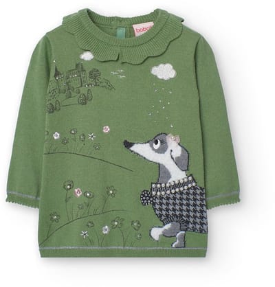 Boboli Knitwear Jurk Groen 12 Months