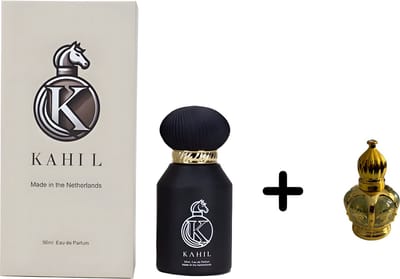 Kahil - Acqua Waves - Di Gio Profumo - 50mL - met 15mL Parfum Olie - Eau de Parfum - gebasseerd op di gio profumo - Hoge Olie Concentratie - Herenparfum