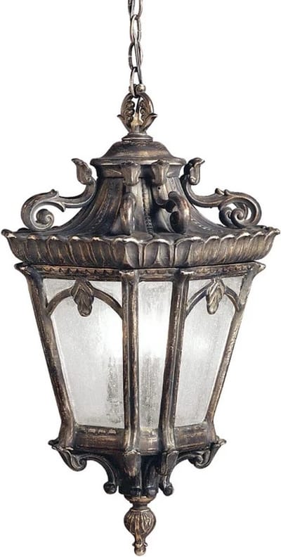 Kichler LED Buiten Hanglamp Tournai | 4X E27 Max 60W | IP44 | Dimbaar | Londonderry