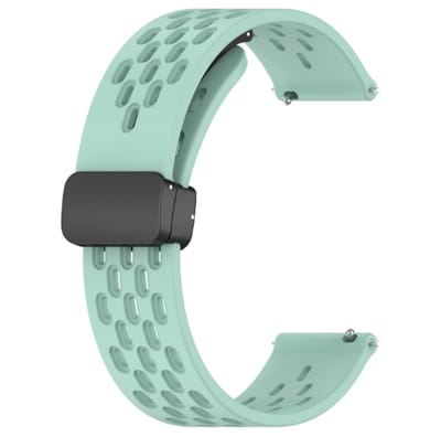 mijnSOS®- Horlogeband- Comfort- 22mm- Magneetsluiting- Mintgroen- Lichtgroen- Premium- Plus- Smart-Universeel