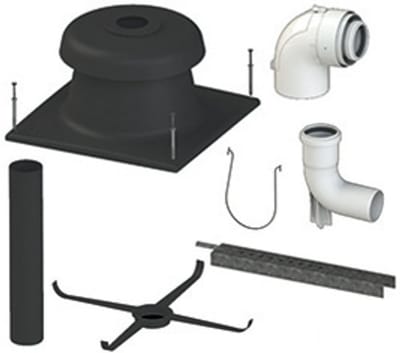 Brötje Basisbouwpakket Ketel/Schacht KAS 60/1 DN60/100, 7630512