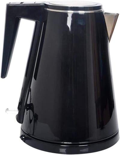 Waterkoker Roestvrijstaal - Theepot Snelkoker - Snel Water Koken - Automatische Uitschakeling - 1.2 Liter - Zwart
