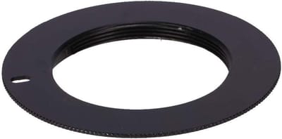 Lensadapter M42 naar AF voor DSLR camera's - Metaal Zwart - Handige ring voor bevestiging - Fotografie accessoire