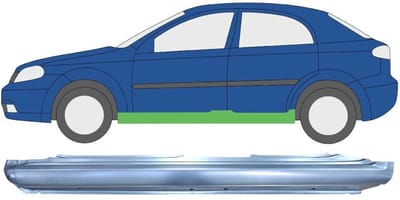 Volledige dorpel voor Chevrolet Lacetti 2003-2009 / Links