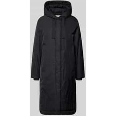Regular fit lange parka met capuchon