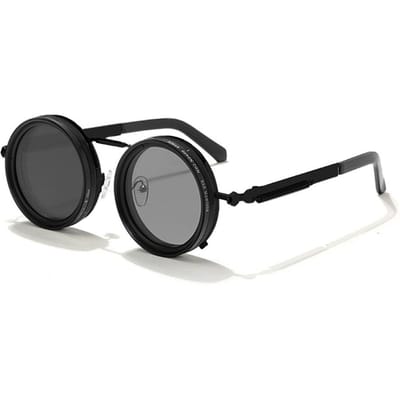 ND2-400 Verstelbare Dimbare Zonnebril 9 Niveaus ND Filter UV400 Bescherming Buiten Sportbril black